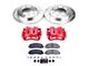PowerStop Z23 Evolution Sport 8-Lug Brake Rotor, Pad and Caliper Kit; Front (2012 4WD F-250 Super Duty)