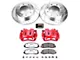 PowerStop Z36 Extreme Truck and Tow 8-Lug Brake Rotor, Pad and Caliper Kit; Front (2011 4WD F-250 Super Duty)