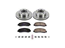 PowerStop OE Replacement 8-Lug Brake Rotor and Pad Kit; Front (Late 10-11 F-350 Super Duty SRW; 2011 4WD F-350 Super Duty DRW)