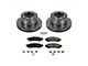 PowerStop OE Replacement 8-Lug Brake Rotor and Pad Kit; Rear (11-12 F-350 Super Duty)