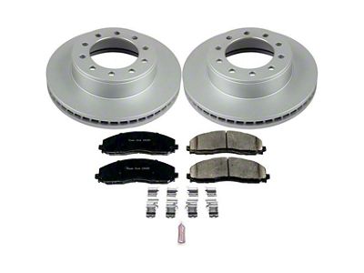 PowerStop Z17 Evolution Plus 10-Lug Brake Rotor and Pad Kit; Front (2016 4WD F-350 Super Duty w/ Wide Track Front Suspension)
