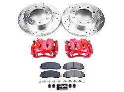 PowerStop Z23 Evolution Sport 8-Lug Brake Rotor, Pad and Caliper Kit; Front (2011 4WD F-350 Super Duty SRW)