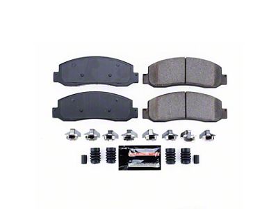 PowerStop Z23 Evolution Sport Carbon-Fiber Ceramic Brake Pads; Front Pair (2011 F-350 Super Duty DRW)