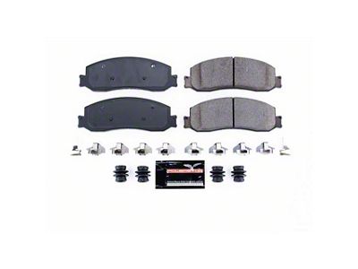 PowerStop Z23 Evolution Sport Carbon-Fiber Ceramic Brake Pads; Front Pair (12-22 F-350 Super Duty)