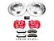 PowerStop Z36 Extreme Truck and Tow 8-Lug Brake Rotor, Pad and Caliper Kit; Front (2012 4WD F-350 Super Duty SRW)