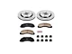 PowerStop OE Replacement 6-Lug Brake Rotor and Pad Kit; Front (09-20 2WD/4WD F-150)