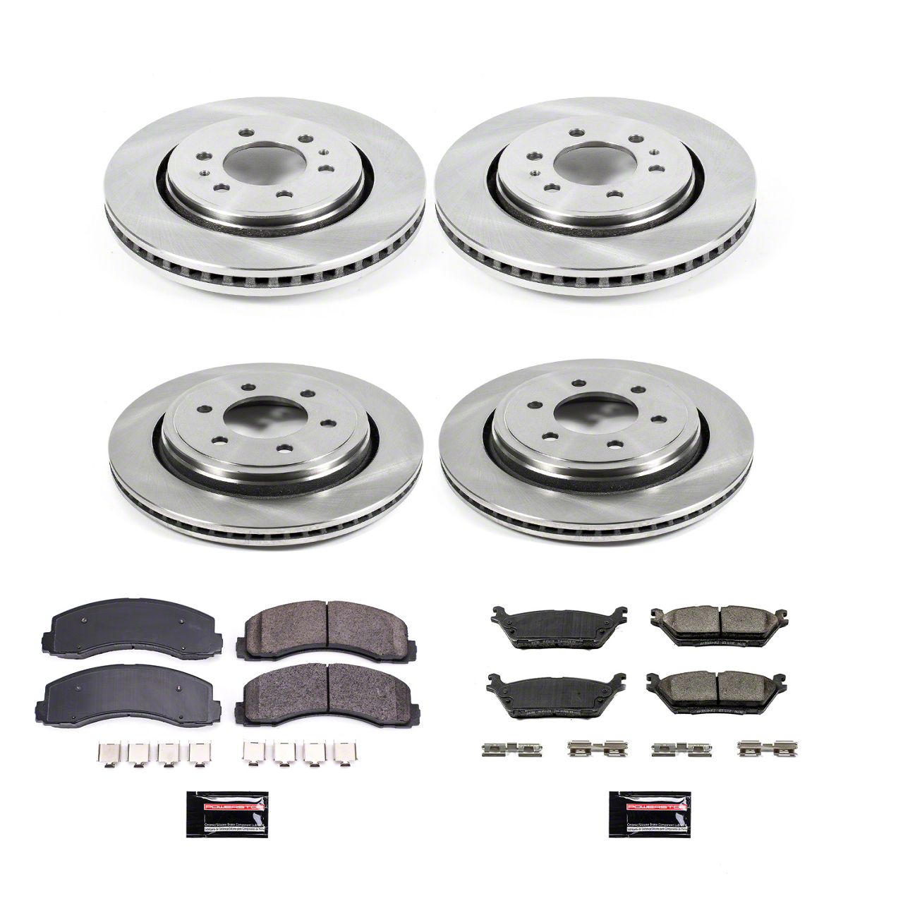 PowerStop F-150 OE Replacement 6-Lug Brake Rotor and Pad Kit
