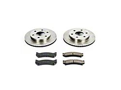 PowerStop OE Replacement 6-Lug Brake Rotor and Pad Kit; Front (99-06 Silverado 1500 w/o Rear Drum Brakes)