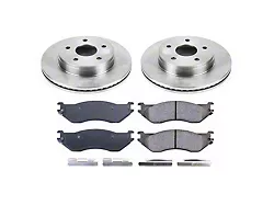 PowerStop OE Replacement 5-Lug Brake Rotor and Pad Kit; Front (06-18 RAM 1500, Excluding SRT-10 & Mega Cab)