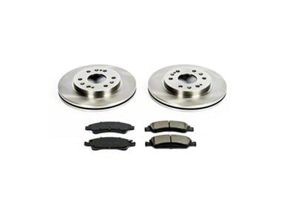 PowerStop OE Replacement 6-Lug Brake Rotor and Pad Kit; Front (07-18 Sierra 1500)