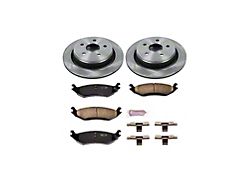 PowerStop OE Replacement Brake Rotor and Pad Kit; Rear (02-18 RAM 1500)