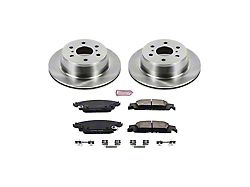 PowerStop OE Replacement 6-Lug Brake Rotor and Pad Kit; Rear (14-18 Silverado 1500)