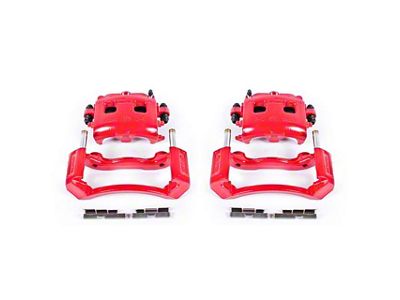 PowerStop Performance Front Brake Calipers; Red (02-18 RAM 1500, Excluding SRT-10)