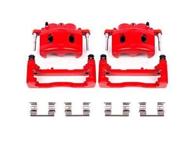 PowerStop Performance Front Brake Calipers; Red (07-18 Silverado 1500)