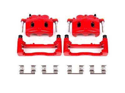 PowerStop Performance Front Brake Calipers; Red (07-18 Silverado 1500)