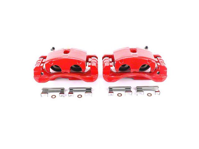 PowerStop Performance Front Brake Calipers; Red (99-06 Silverado 1500)