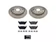 PowerStop OE Replacement 6-Lug Brake Rotor and Pad Kit; Rear (19-24 RAM 1500, Excluding TRX)