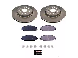 PowerStop OE Replacement 6-Lug Brake Rotor and Pad Kit; Front (19-24 RAM 1500, Excluding TRX)