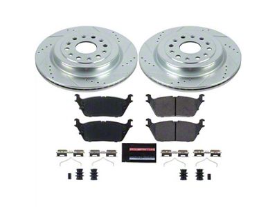 PowerStop Z23 Evolution Sport 6-Lug Brake Rotor and Pad Kit; Rear (19-24 RAM 1500, Excluding TRX)