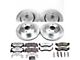 PowerStop Z36 Extreme Truck and Tow 5-Lug Brake Rotor and Pad Kit; Front and Rear (05-06 RAM 1500 SRT-10)