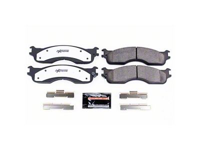 PowerStop Z36 Extreme Truck and Tow Carbon-Fiber Ceramic Brake Pads; Front Pair (2004 RAM 1500 SRT-10)