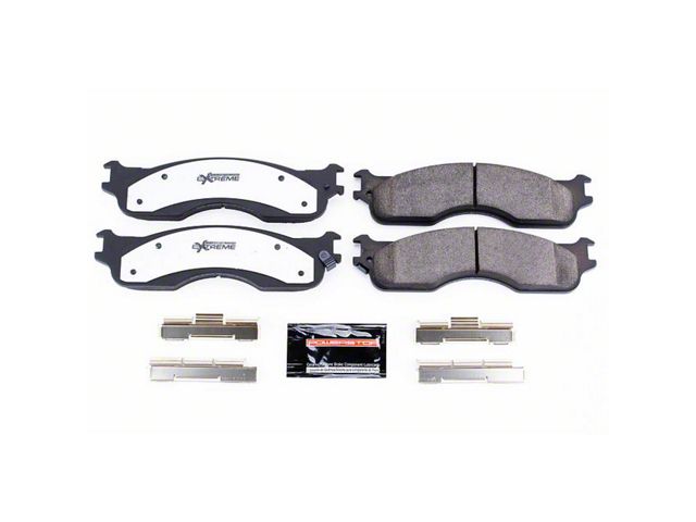 PowerStop Z36 Extreme Truck and Tow Carbon-Fiber Ceramic Brake Pads; Front Pair (2004 RAM 1500 SRT-10)