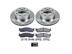 PowerStop OE Replacement 8-Lug Brake Rotor and Pad Kit; Front (03-08 RAM 2500)