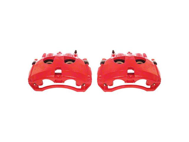 PowerStop Performance Front Brake Calipers; Red (09-18 RAM 2500)
