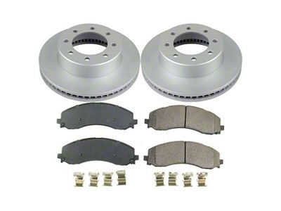 PowerStop Z17 Evolution Plus 8-Lug Brake Rotor and Pad Kit; Front (19-24 RAM 2500)