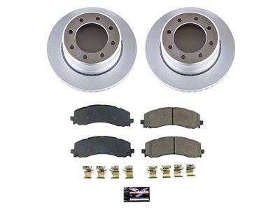 PowerStop Z17 Evolution Plus 8-Lug Brake Rotor and Pad Kit; Rear (19-24 RAM 2500)