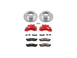 PowerStop Z23 Evolution Sport 8-Lug Brake Rotor, Pad and Caliper Kit; Front (03-08 RAM 2500)
