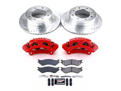 PowerStop Z23 Evolution Sport 8-Lug Brake Rotor, Pad and Caliper Kit; Rear (03-08 RAM 2500)