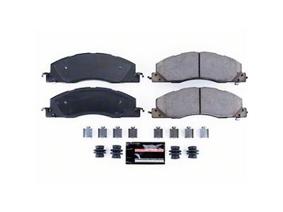 PowerStop Z23 Evolution Sport Carbon-Fiber Ceramic Brake Pads; Front Pair (09-18 RAM 2500)