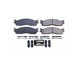 PowerStop Z23 Evolution Sport Carbon-Fiber Ceramic Brake Pads with Hardware Kit; Front Pair (03-08 RAM 2500)