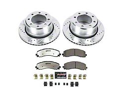 PowerStop Z36 Extreme Truck and Tow 8-Lug Brake and Pad Kit; Rear (19-24 RAM 2500)