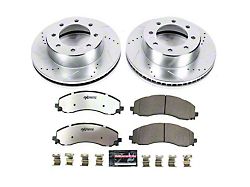PowerStop Z36 Extreme Truck and Tow 8-Lug Brake Rotor and Pad Kit; Front (19-24 RAM 2500)