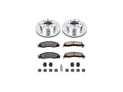 PowerStop Z36 Extreme Truck and Tow 8-Lug Brake Rotor and Pad Kit; Front (09-18 RAM 2500)
