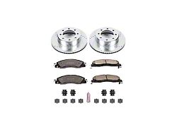 PowerStop Z36 Extreme Truck and Tow 8-Lug Brake Rotor and Pad Kit; Front (09-18 RAM 2500)