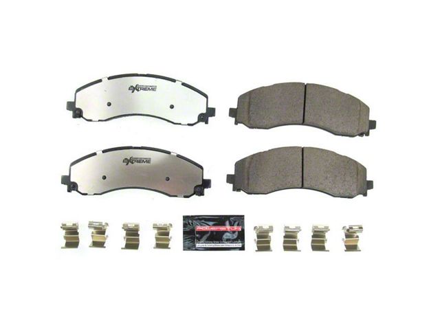 PowerStop Z36 Extreme Truck and Tow Carbon-Fiber Ceramic Brake Pads; Front Pair (19-24 RAM 2500)