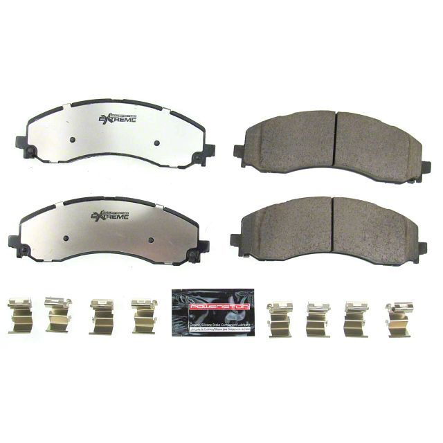 Power Stop Z36 Truck & Tow Brake Pads - Carbon-Fiber Ceramic For Heavy Duty Stopping