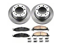 PowerStop OE Replacement 8-Lug Brake Rotor and Pad Kit; Rear (13-18 RAM 3500)