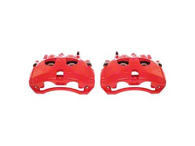 PowerStop Performance Front Brake Calipers; Red (09-18 RAM 3500)