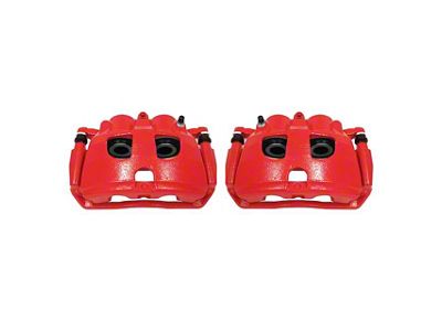 PowerStop Performance Rear Brake Calipers; Red (09-18 RAM 3500 SRW)