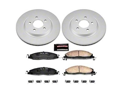 PowerStop Z17 Evolution Plus 8-Lug Brake Rotor and Pad Kit; Rear (09-12 RAM 3500)