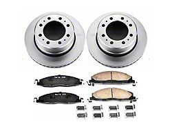 PowerStop Z17 Evolution Plus 8-Lug Brake Rotor and Pad Kit; Rear (13-18 RAM 3500)