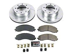 PowerStop Z23 Evolution Sport 8-Lug Brake Rotor and Pad Kit; Front (19-24 RAM 3500)