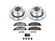 PowerStop Z36 Extreme Truck and Tow 8-Lug Brake Rotor and Pad Kit; Rear (09-12 RAM 3500)