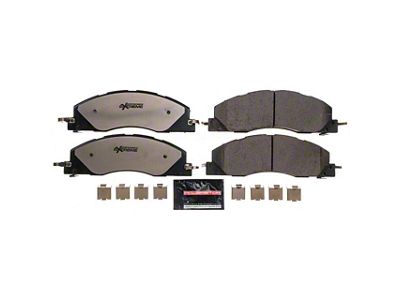 PowerStop Z36 Extreme Truck and Tow Carbon-Fiber Ceramic Brake Pads; Front Pair (09-18 RAM 3500)