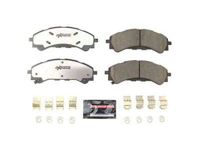 PowerStop Z36 Extreme Truck and Tow Carbon-Fiber Ceramic Brake Pads; Front Pair (19-25 Ranger, Excluding Raptor)