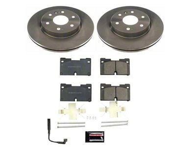PowerStop OE Replacement 6-Lug Brake Rotor and Pad Kit; Front (19-24 Sierra 1500)